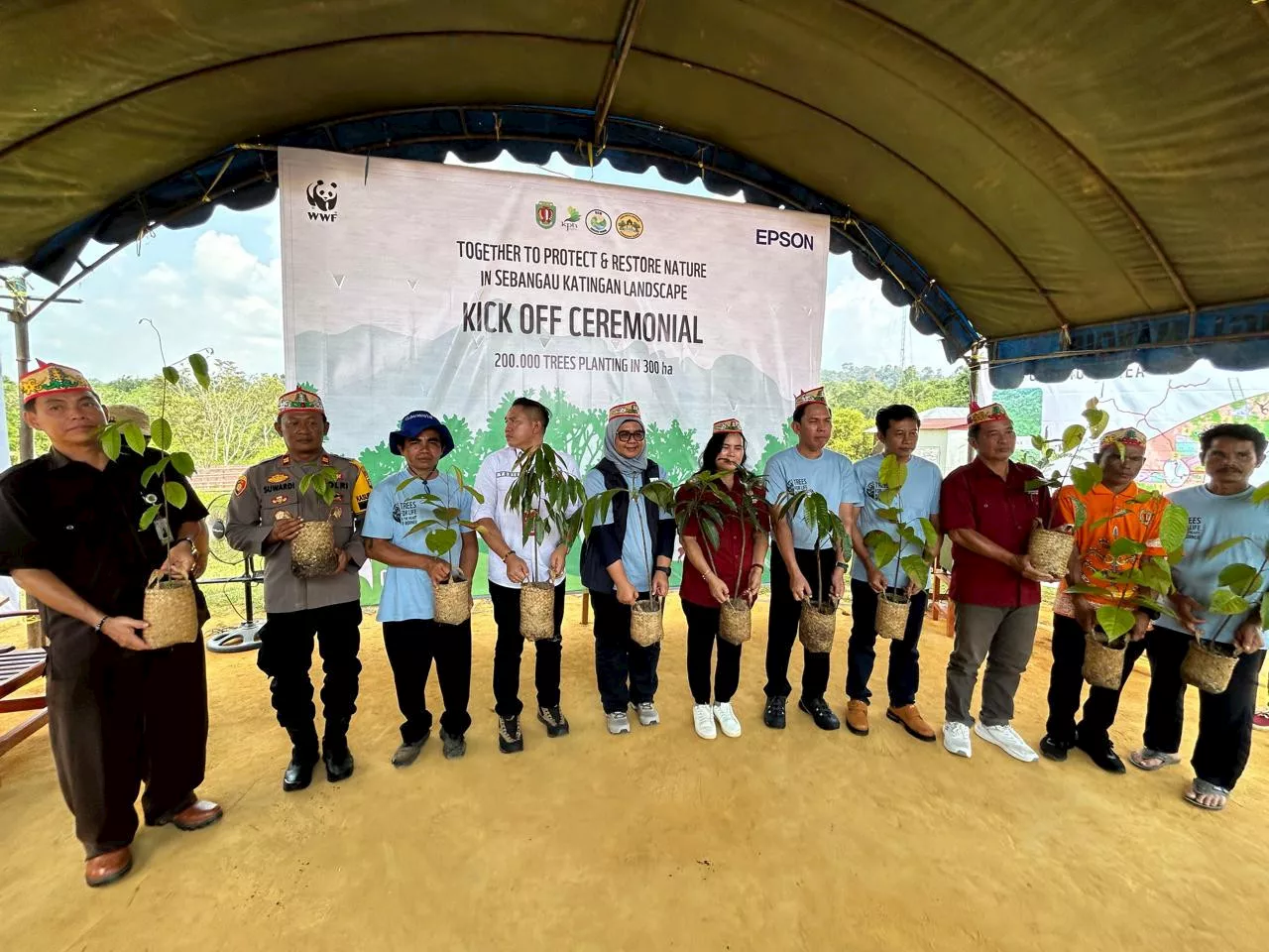 WWF Indonesia dan Epson Berkolaborasi, Tanam Pohon Seluas 300 Hektare di Wilayah Kalteng