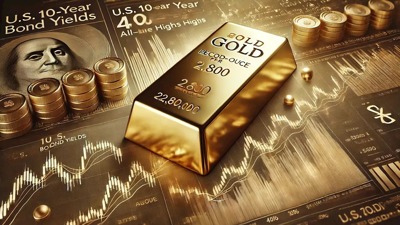 Gold prices surging to record highs amid rising U.S. debt and elevated bond yields