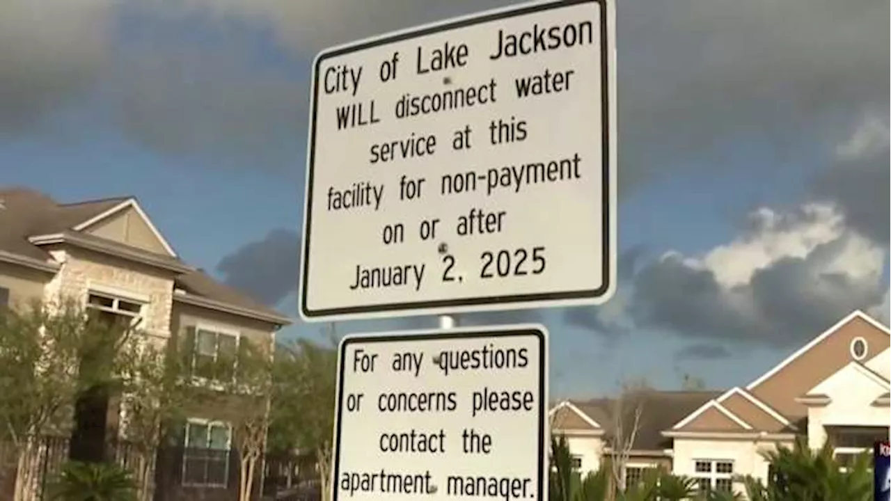 City of Lake Jackson threatens to disconnect utilities to complex; residents due to the complex’s past due balance