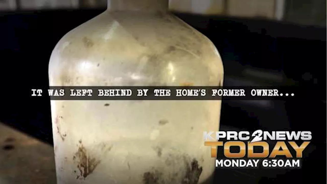 Deer Park family discovers mysterious bottle in their home. What they uncover next may surprise you