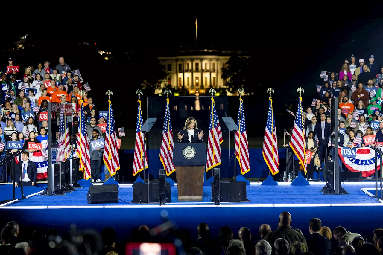 Harris ofrece “liderazgo sin división” desde donde Trump instigó el asalto al Capitolio