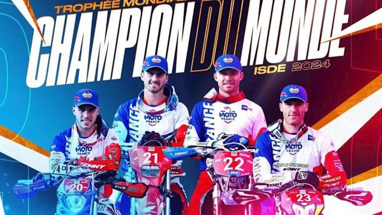 L’exploit du Tarnais Julien Roussaly, champion du monde d’enduro moto et médaillé d’or