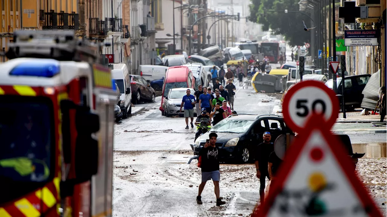 L’Espagne touchée par des inondations terribles, et la pluie n’a pas fini de tomber