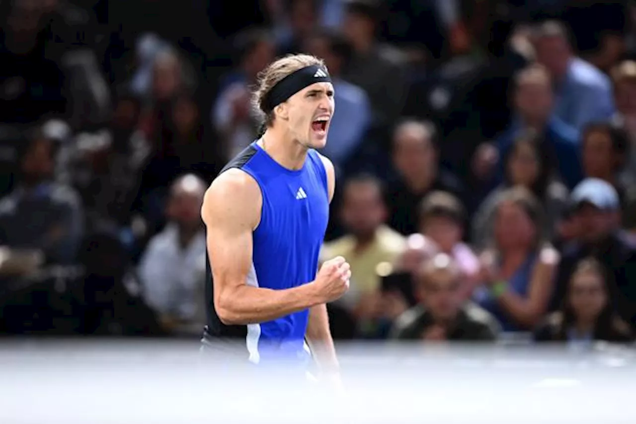 Alexander Zverev rejoint Arthur Fils en huitièmes de finale du Rolex Paris Masters