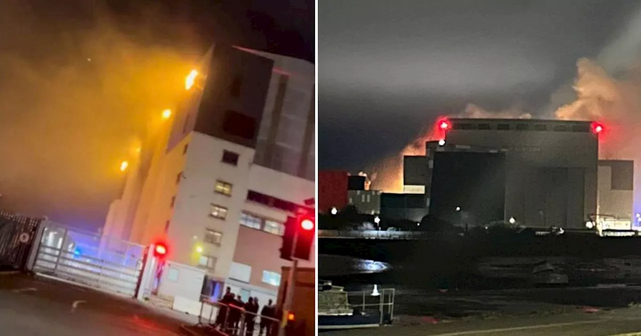 BAE fire Barrow: Live updates after huge blaze breaks out at nuclear submarine and two people in hospital