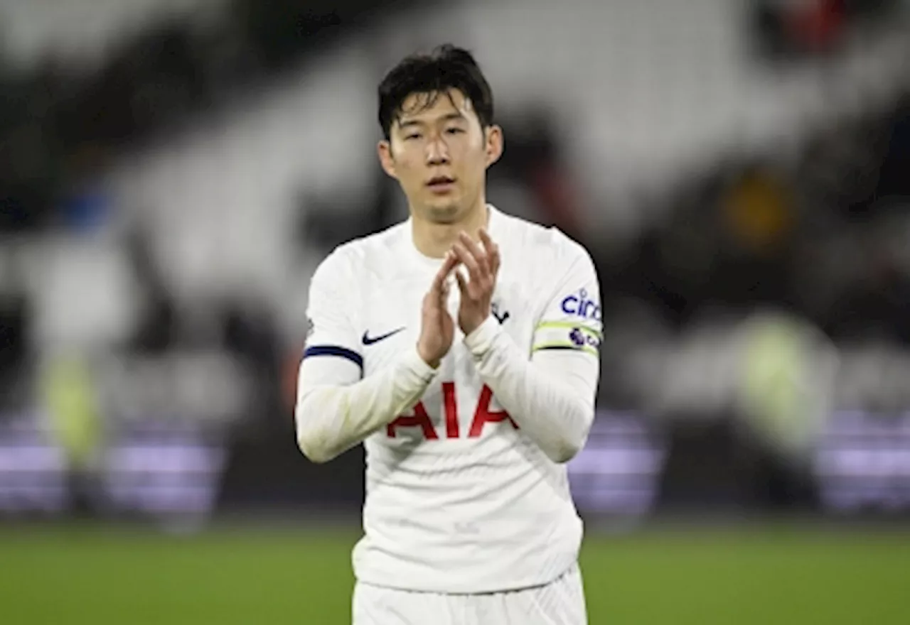 Spurs rest captain Son for weekend, forward set to miss League Cup tie against Manchester City