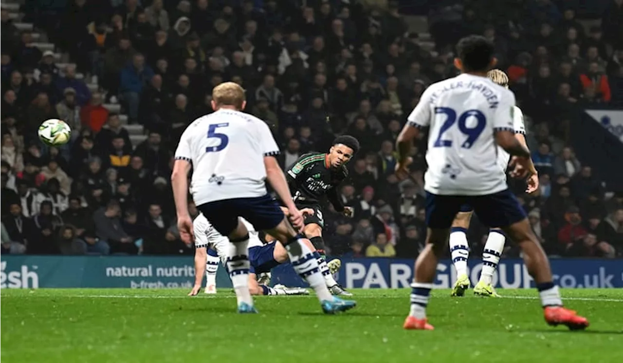 Preston North End vs Arsenal, The Gunners Pesta Gol