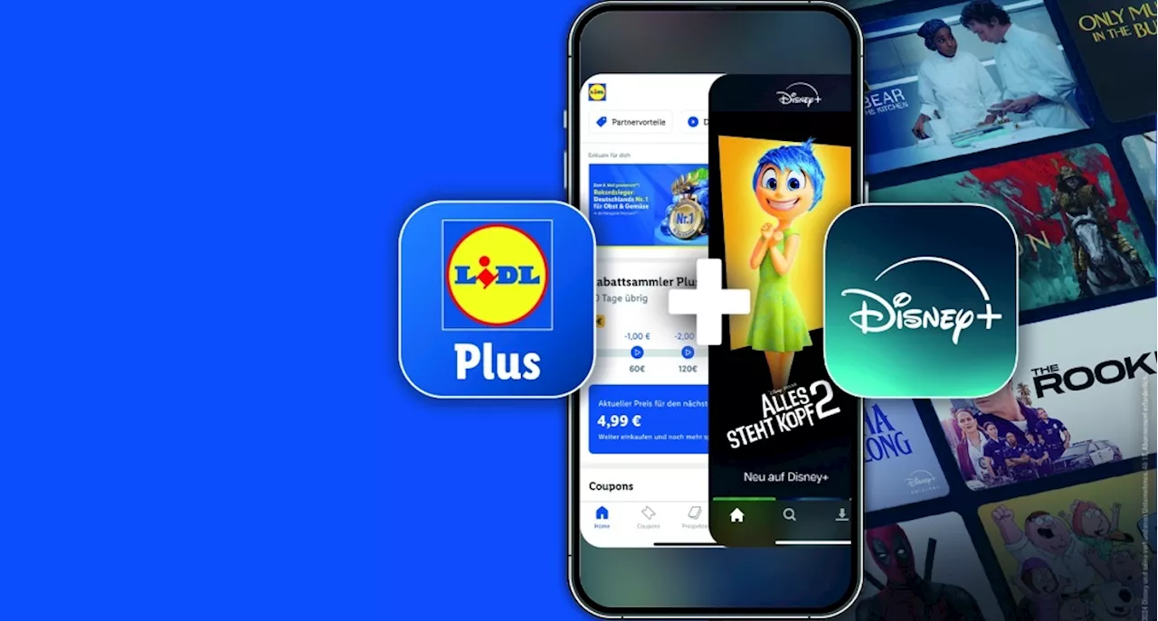 Lidl und Disney+ starten Partnerschaft mit Angebot in Lidl-Plus-App