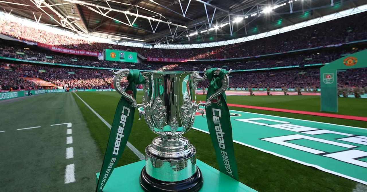 Carabao Cup quarter final draw details as Man City and Man Utd target place