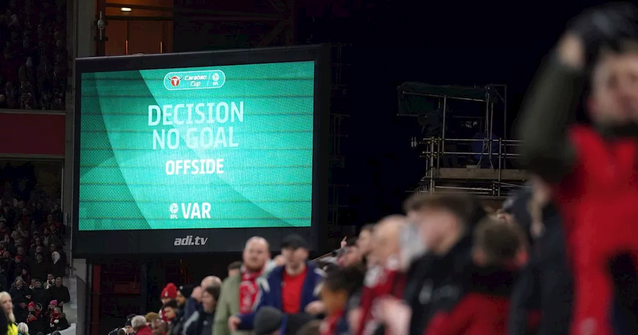 Carabao Cup VAR rules as Man United and Man City get important reminder