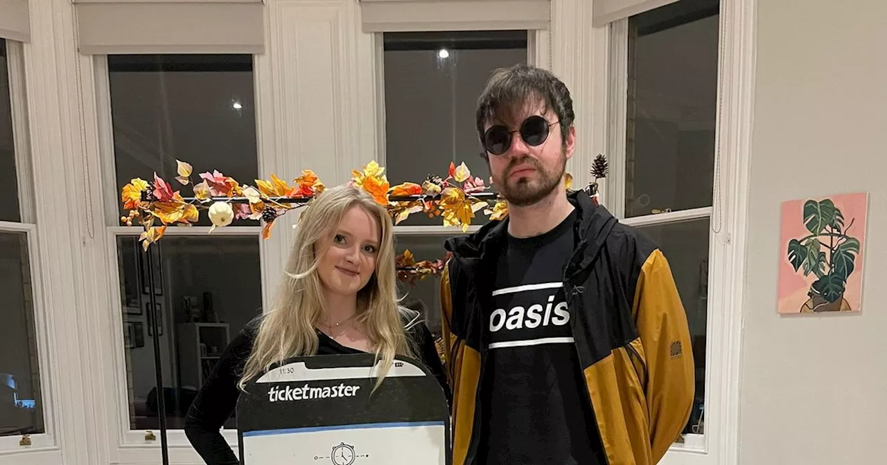 Couple goes viral for hilarious Oasis and Ticketmaster Halloween costume