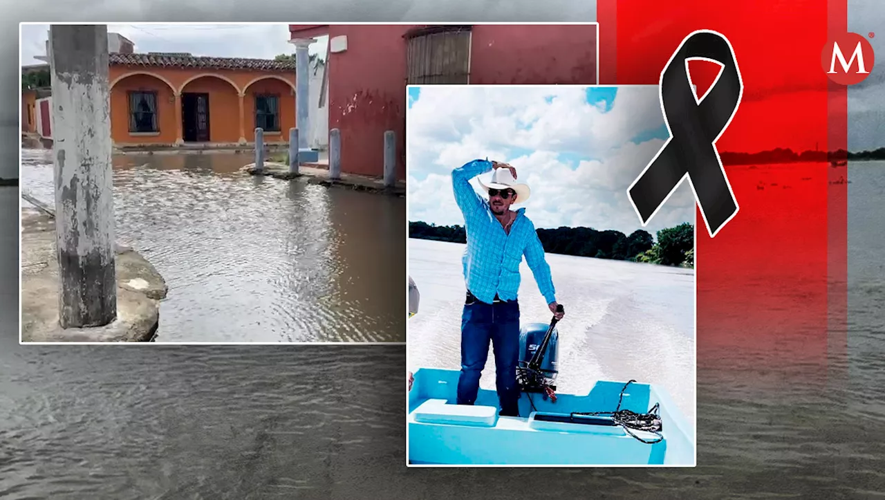 Hallan cuerpo de joven en río de Veracruz; cayó de lancha cuando apoyaba afectados por inundaciones