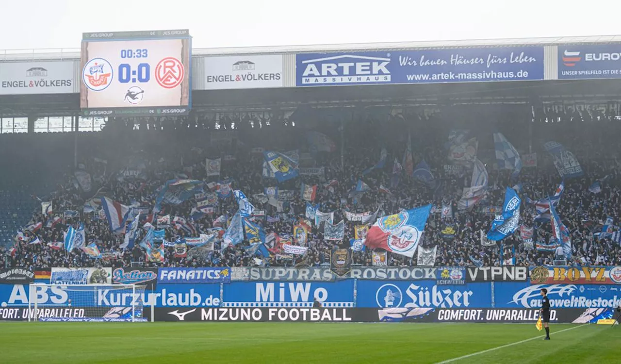 Krawalle nach Zweitliga-Spiel: Strafbefehl gegen Fan von Hansa Rostock