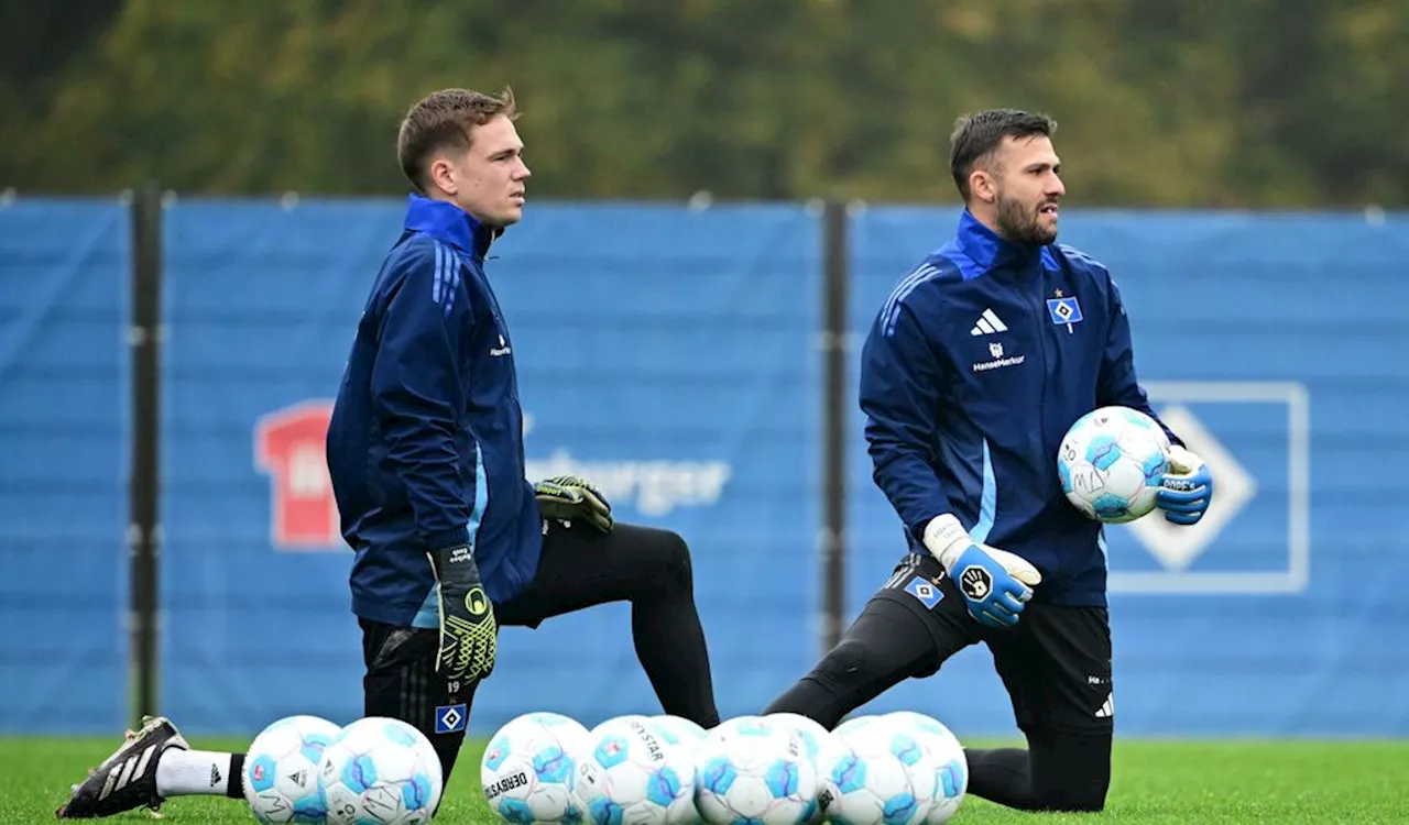 „Zu 99,9 Prozent“: Baumgart verrät, wer gegen Nürnberg im HSV-Tor steht