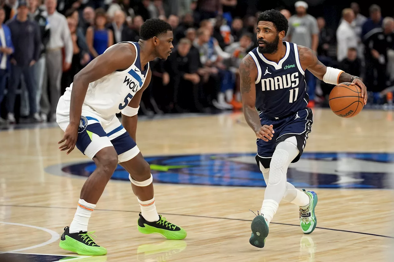 Mavericks fend off Timberwolves in West finals rematch behind Irving's 35 points