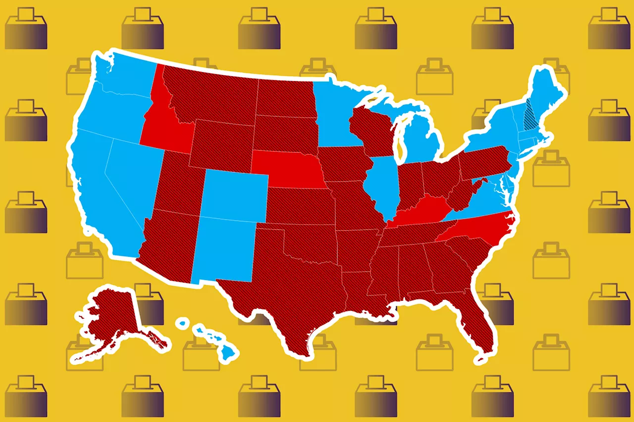 Map Shows US States Where Voting Is Harder