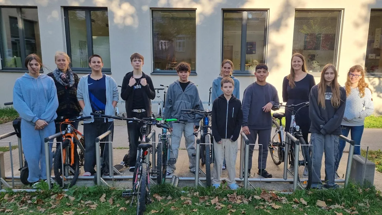 Langenzersdorfer Mittelschüler holten sich bei Radbewerb dritten Platz