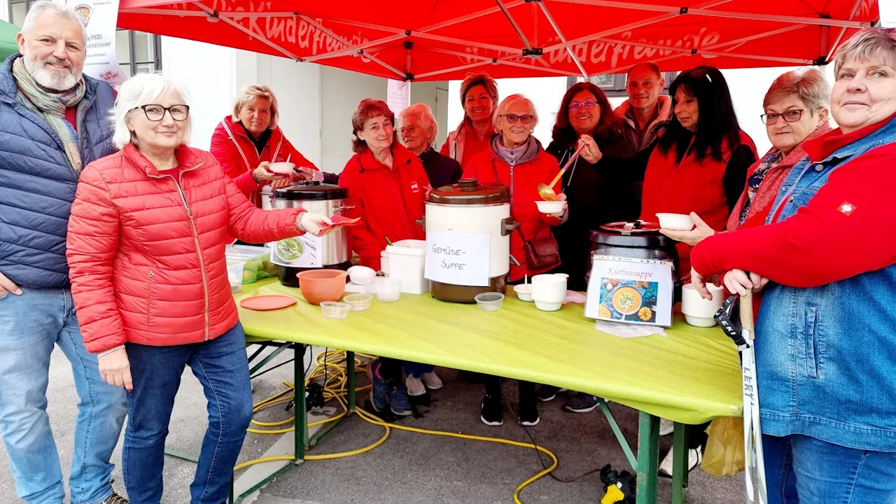 Marktfest in Groß-Enzersdorf: Suppen und Brezen für den guten Zweck