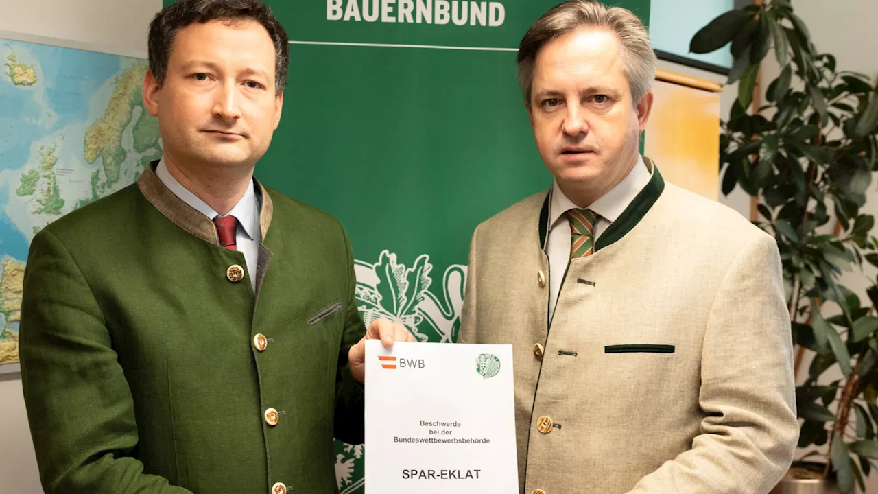 NÖM vs. Spar: Bauernbund reichte Beschwerde bei Wettbewerbsbehörde ein