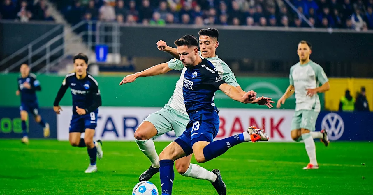 Der SC Paderborn unterliegt im DFB-Pokal knapp gegen Werder Bremen