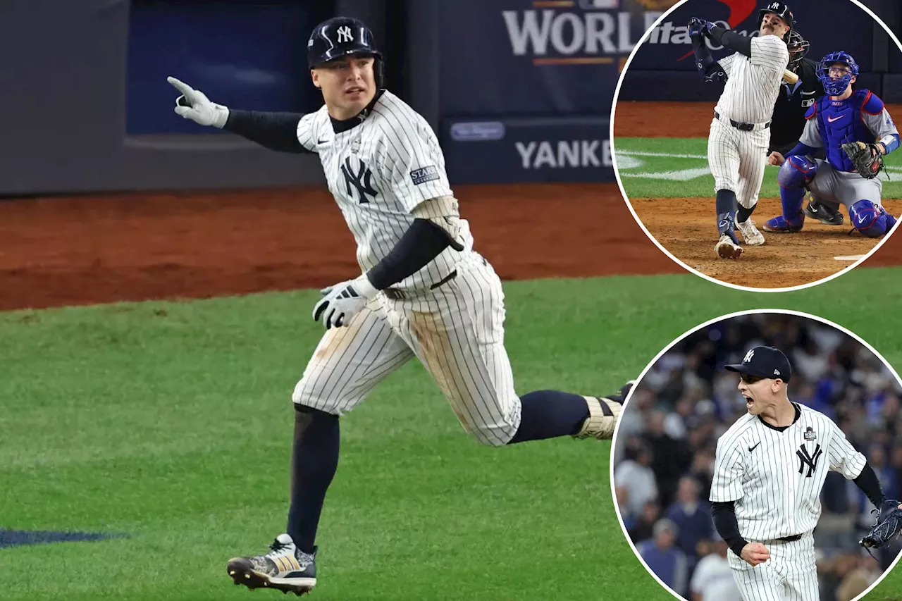 Anthony Volpe leads World Series outburst as Yankees keep season alive