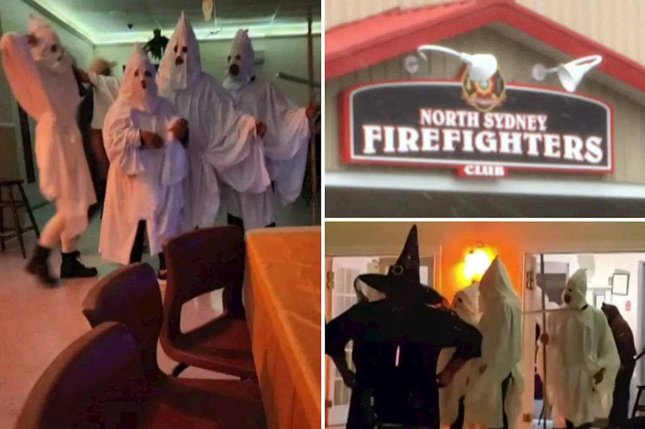 Canadian firefighters Halloween party allows group dressed as KKK members to join annual gathering: 'A mistake was made'