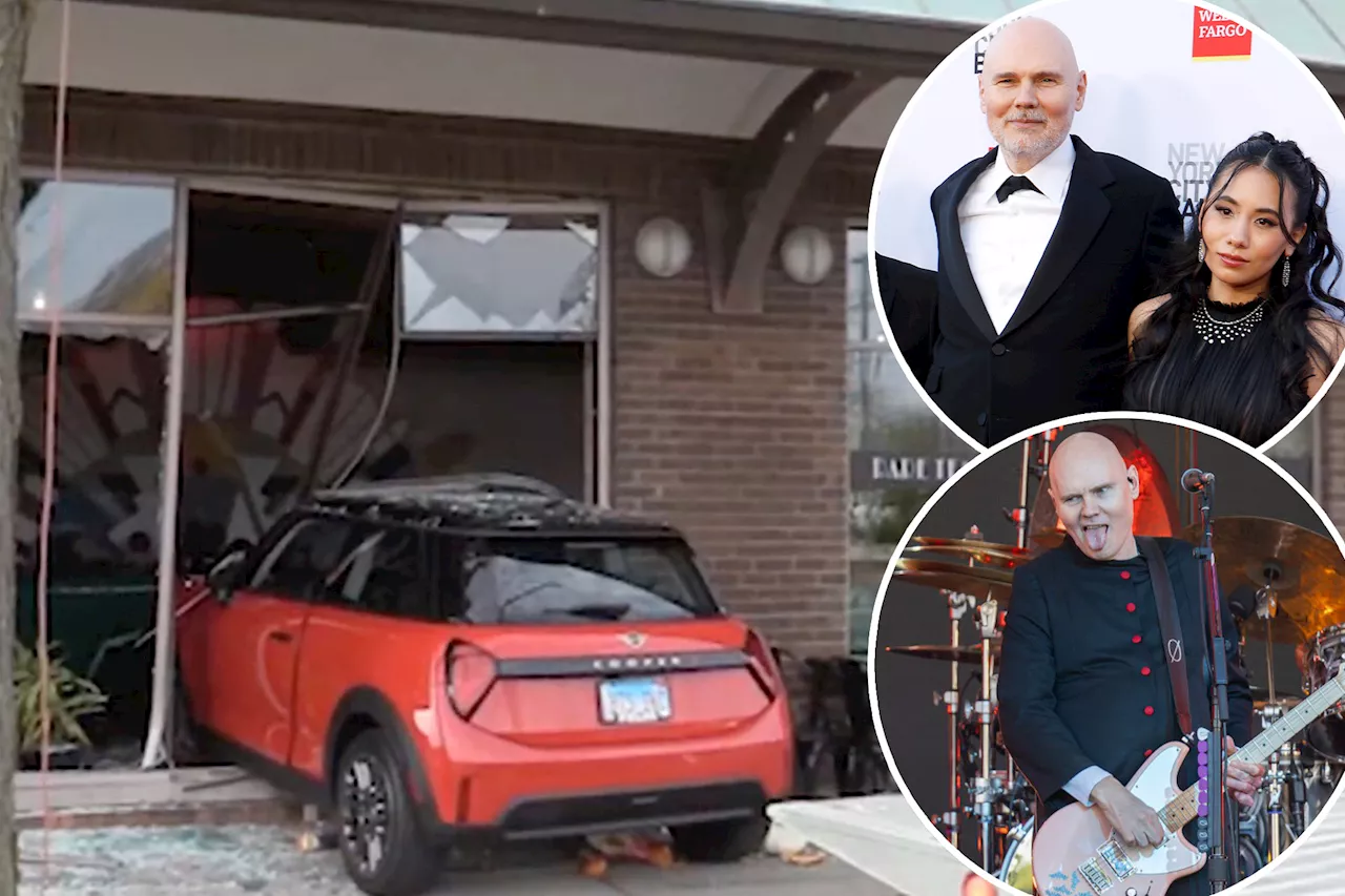 Smashing Pumpkins singer Billy Corgan's mother-in-law injured after car plows through tea shop