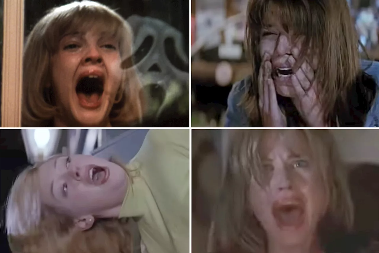  Which 'Scream' queen forgot to use her voice while filming epic kill scene in Wes Craven's 1996 slasher?