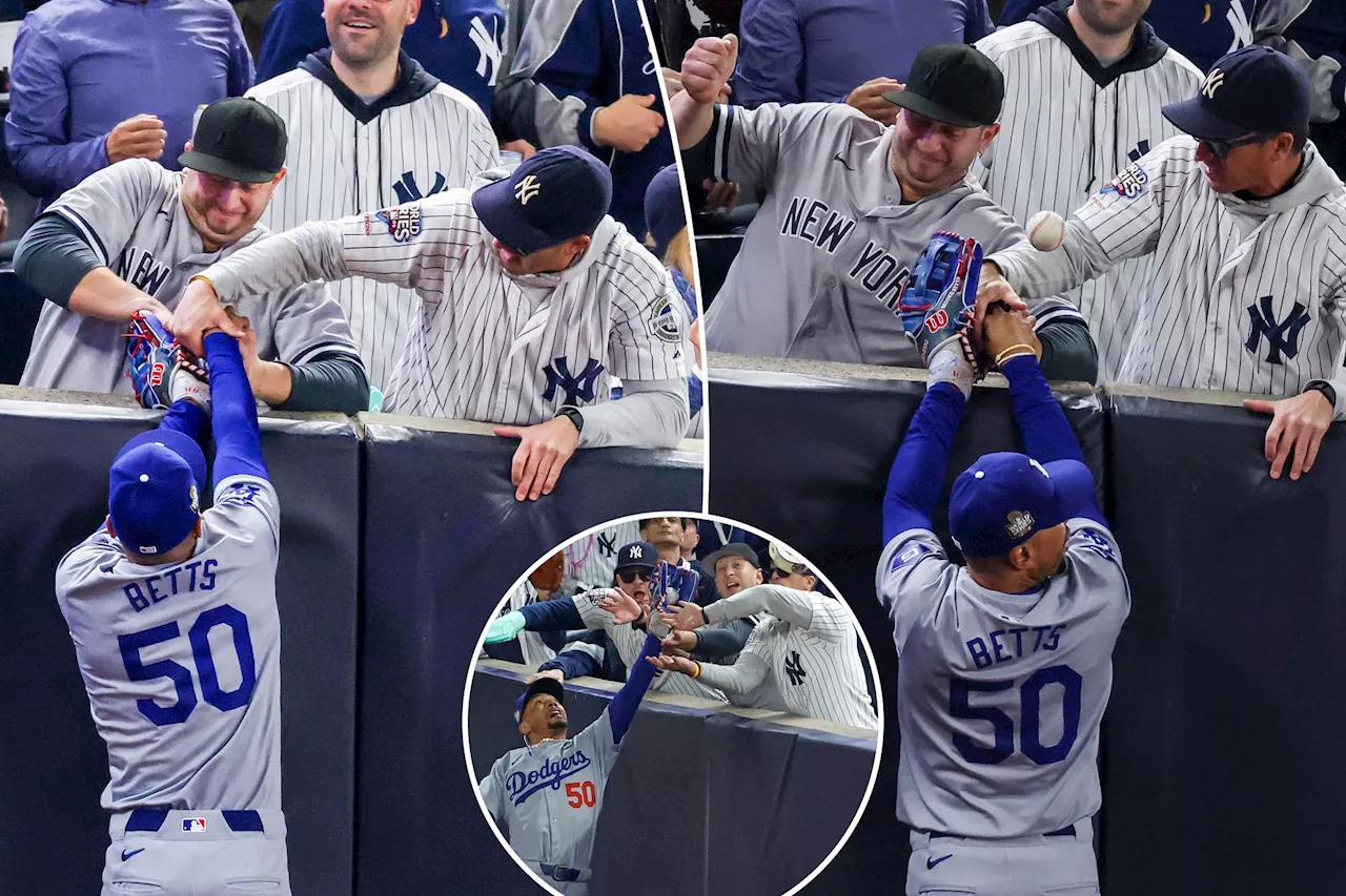  Yankees fans banned from Game 5 after Mookie Betts interference in World Series