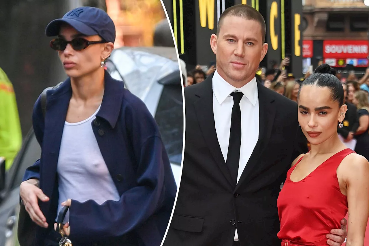 Zoë Kravitz conceals her ring finger in first outing as reason for Channing Tatum split is revealed