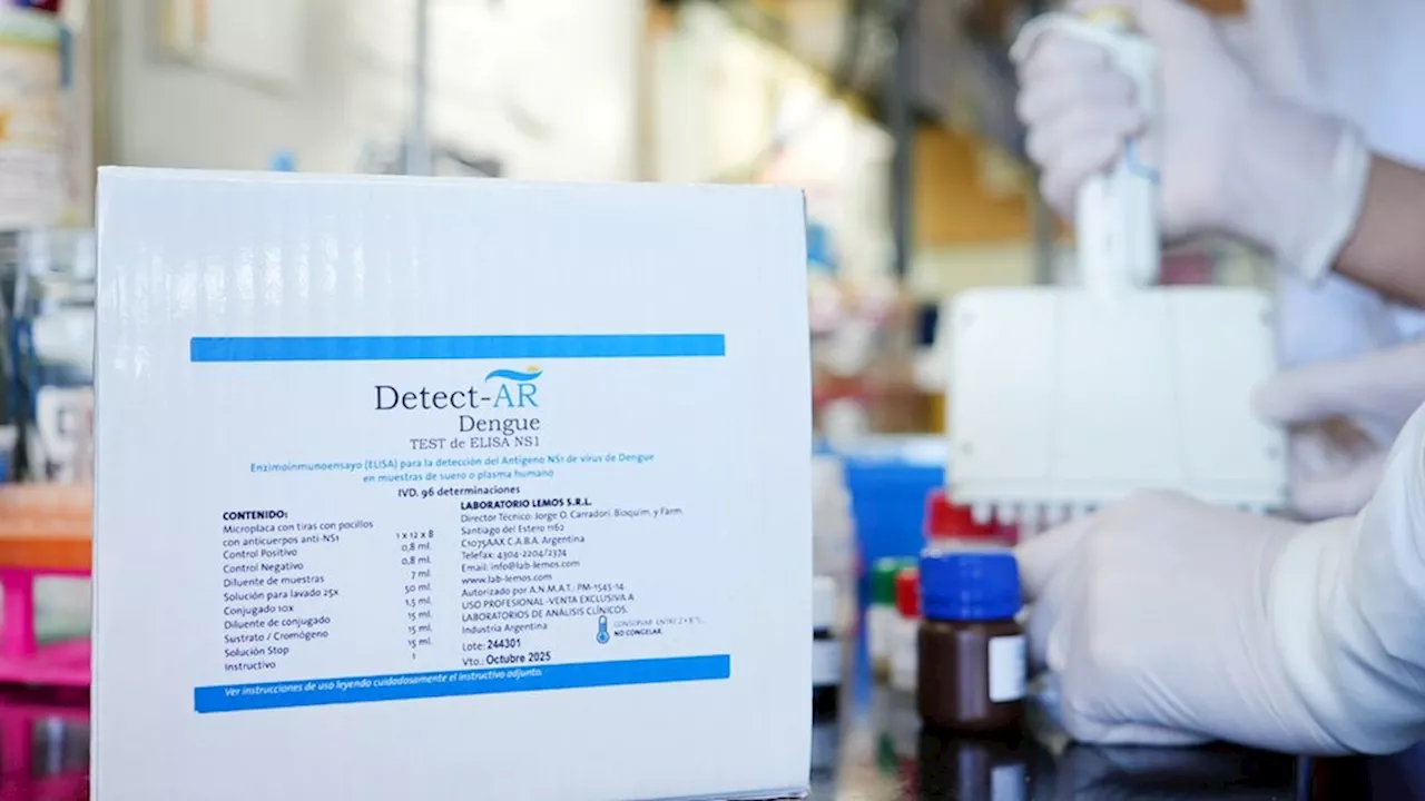 Detect-Ar: ANMAT aprobó el primer test de diagnóstico para dengue desarrollado por el Conicet