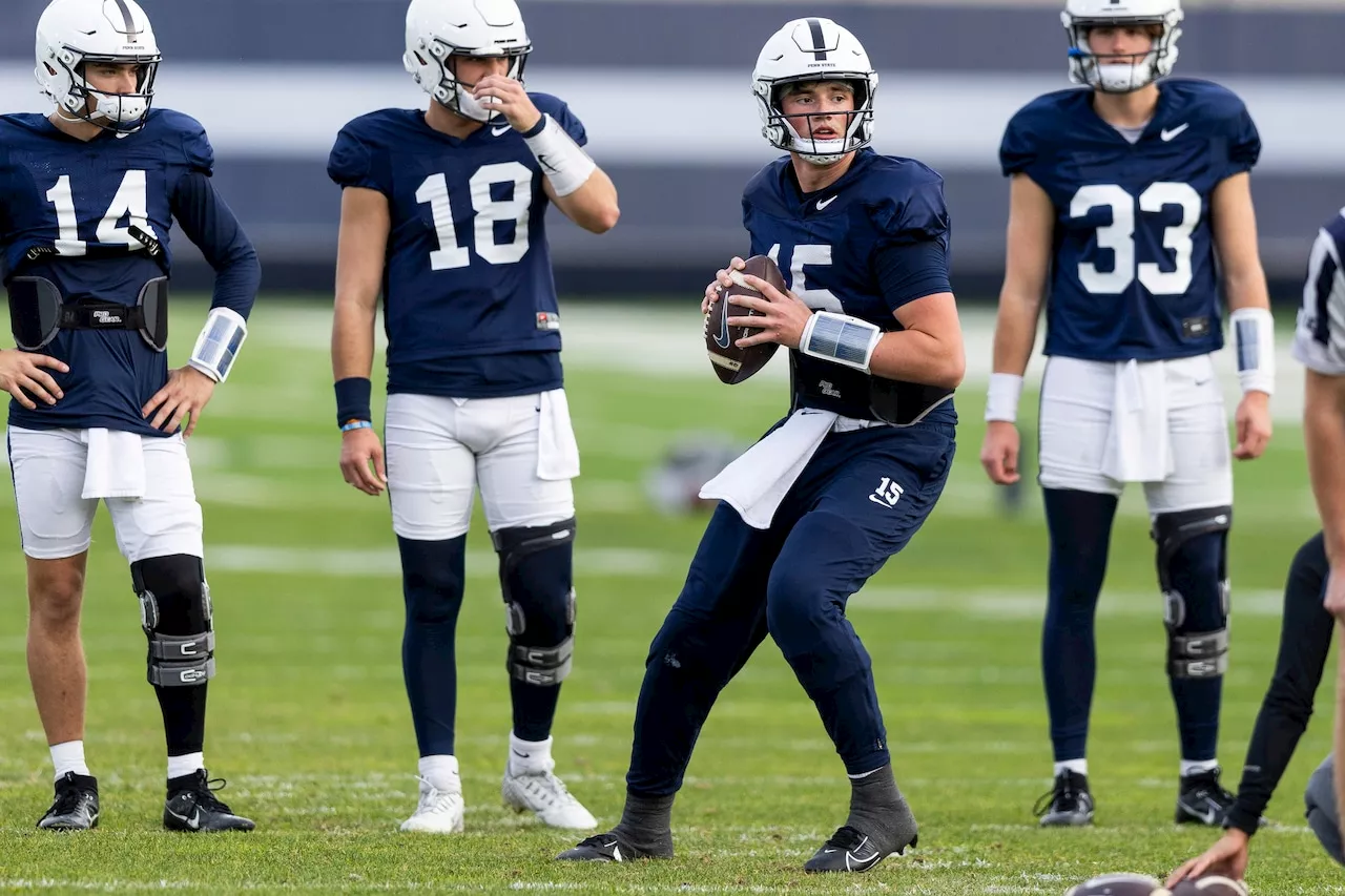 Penn State injury update on Drew Allar, 2 other starters after Wednesday's practice