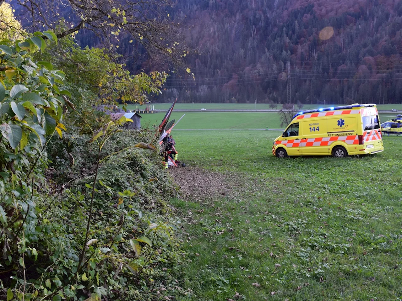 Unfall in Schiers GR: Deltasegler stürzt ab – Mann (62) schwer verletzt