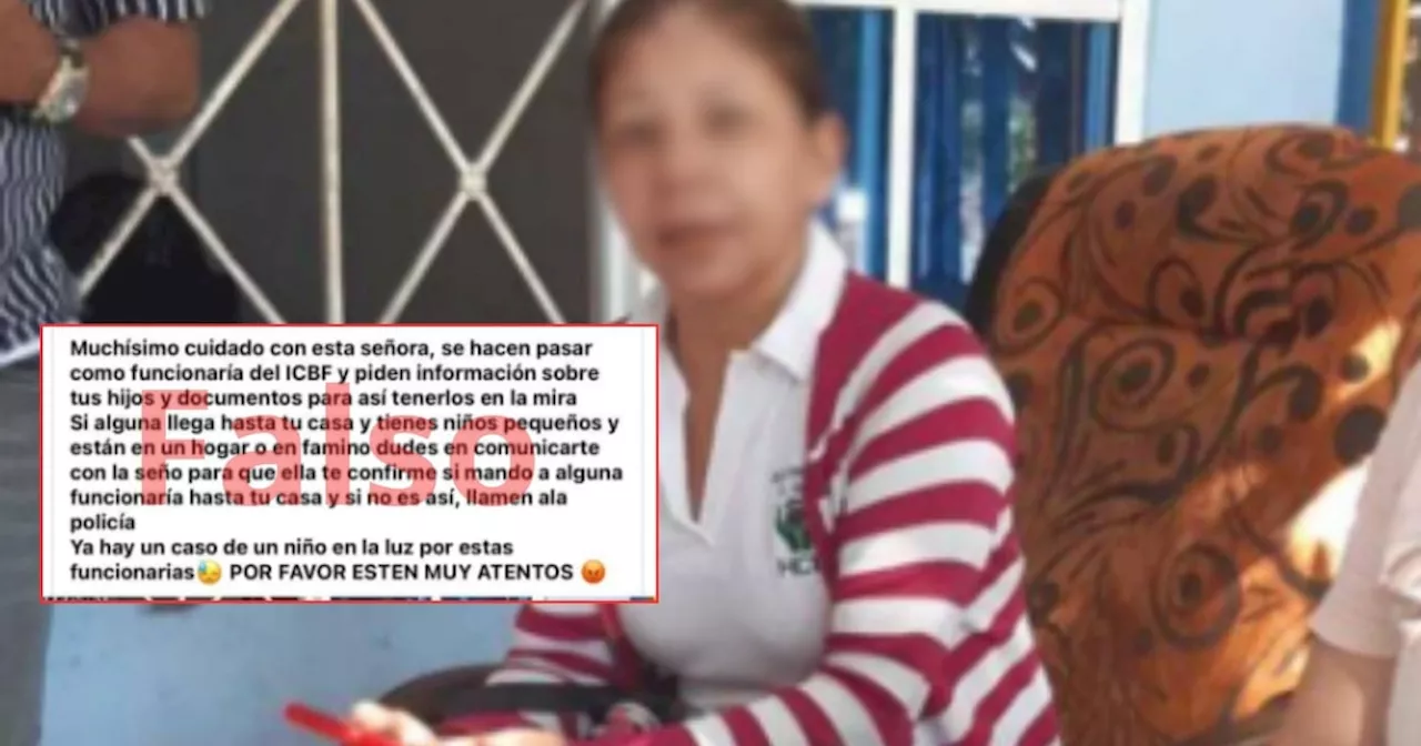 Psicóloga resultó señalada de robar niños por culpa de noticia falsa que circula en Barranquilla
