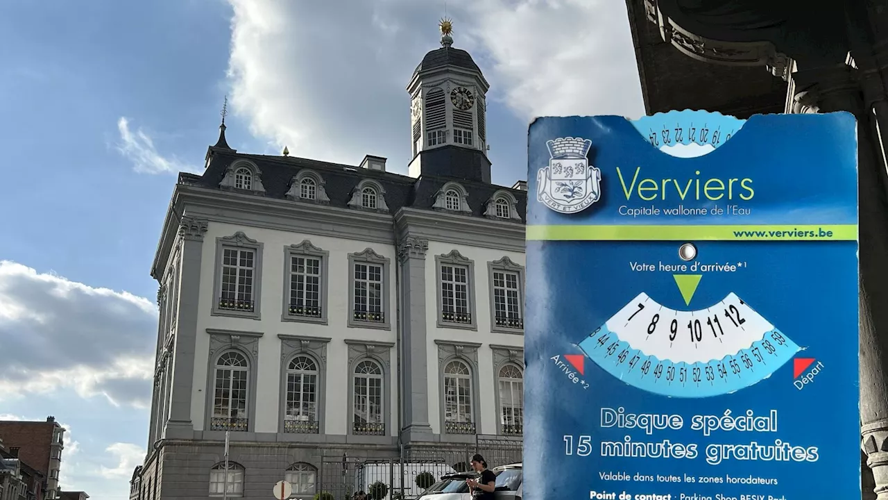 Si vous avez encore ce disque de stationnement 'spécial Verviers', déchirez-le !