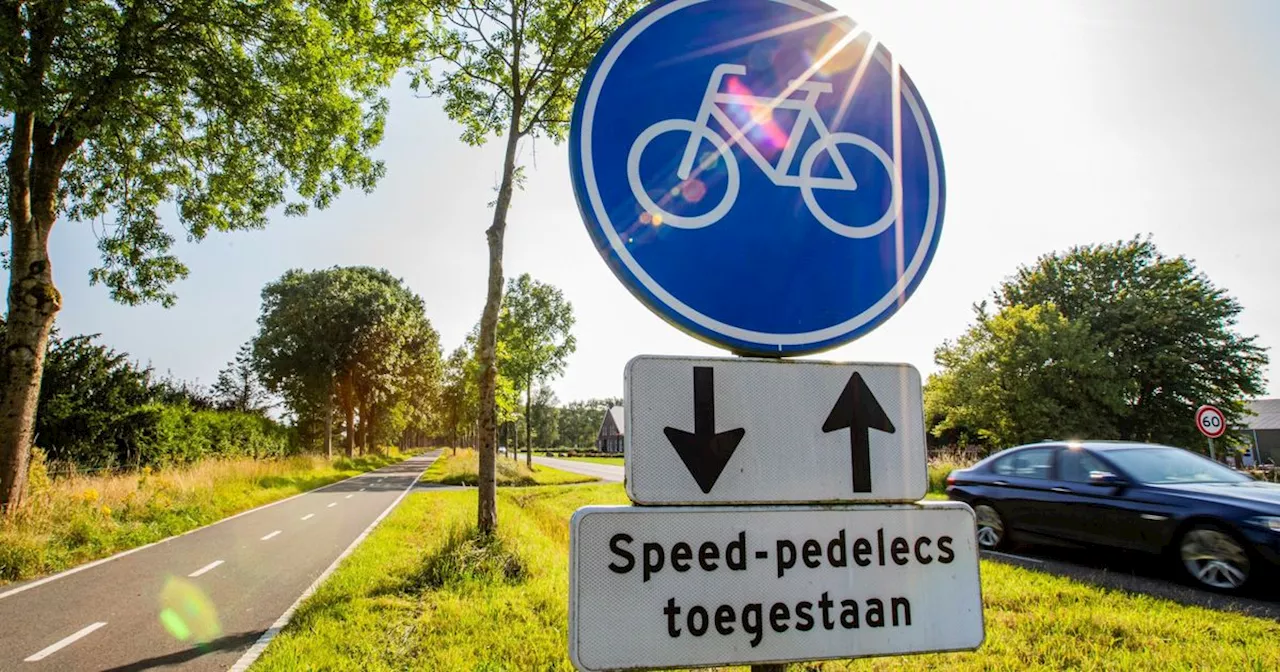 Gemeenten hopen op 'fietsautobaan' voor snelle tweewielers tussen Hoogeveen en Meppel