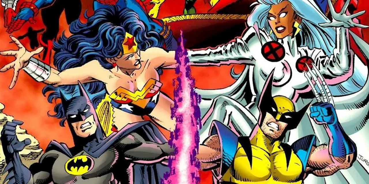 Huge Battle Between Marvel & DC Heroes Launches New Collection of ALL Their Official Crossover