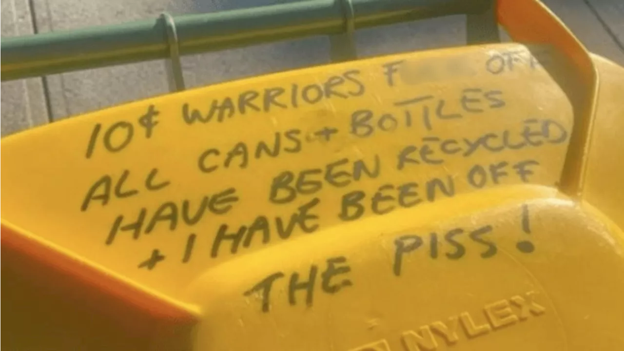 Aussie’s angry bin message creates debate over neighborhood can collectors