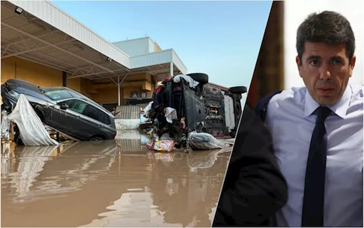 Alluvione Spagna, polemica contro governatore Valencia per ritardo di allerta e soccorsi