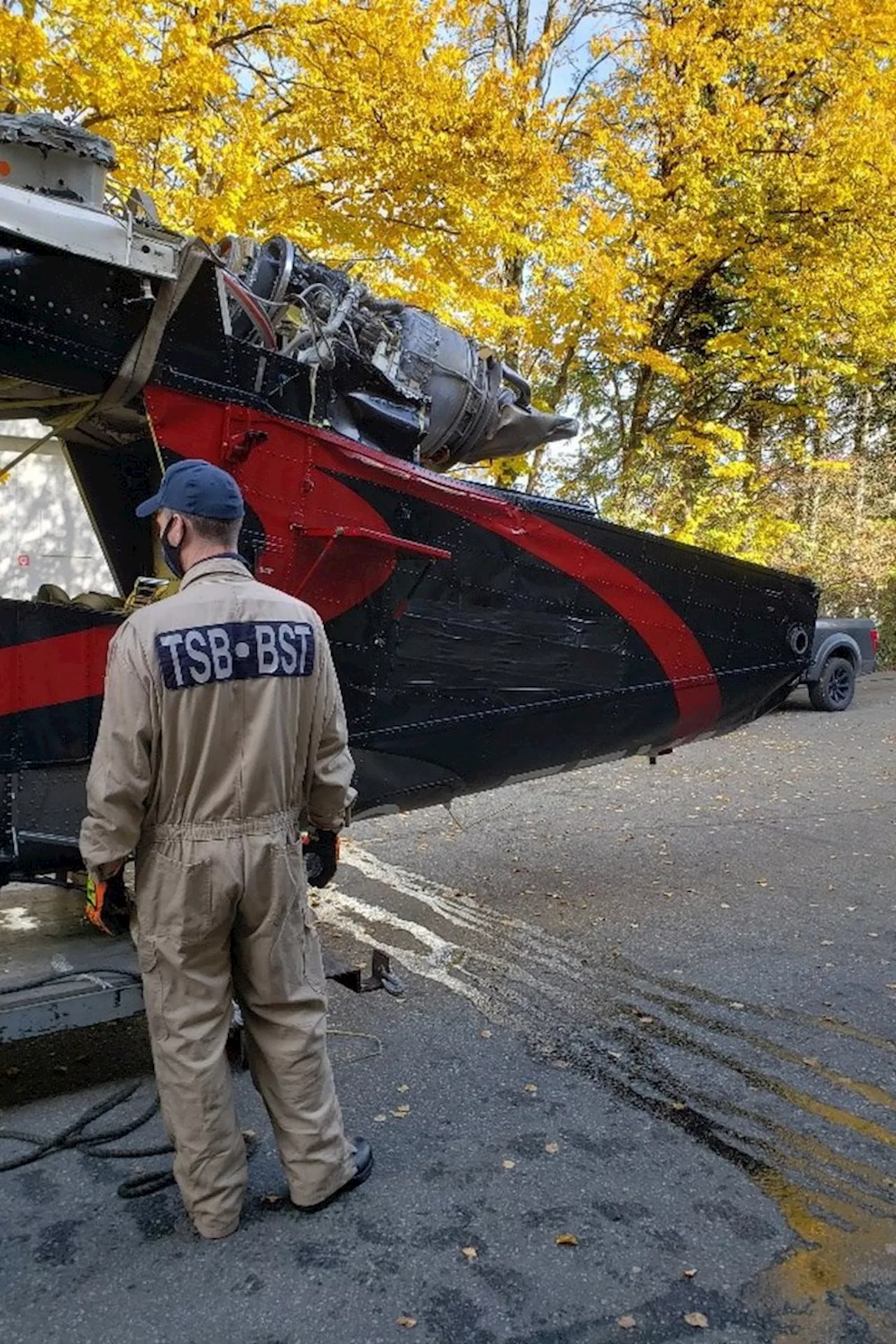 TSB says B.C. helicopter crashed in 2021 after rotors collided