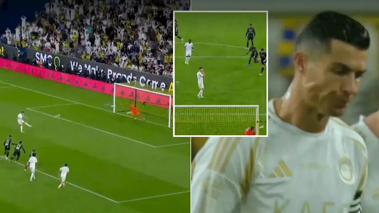 Cristiano Ronaldo breaks his silence after missing vital penalty for Al Nassr with seven-word response