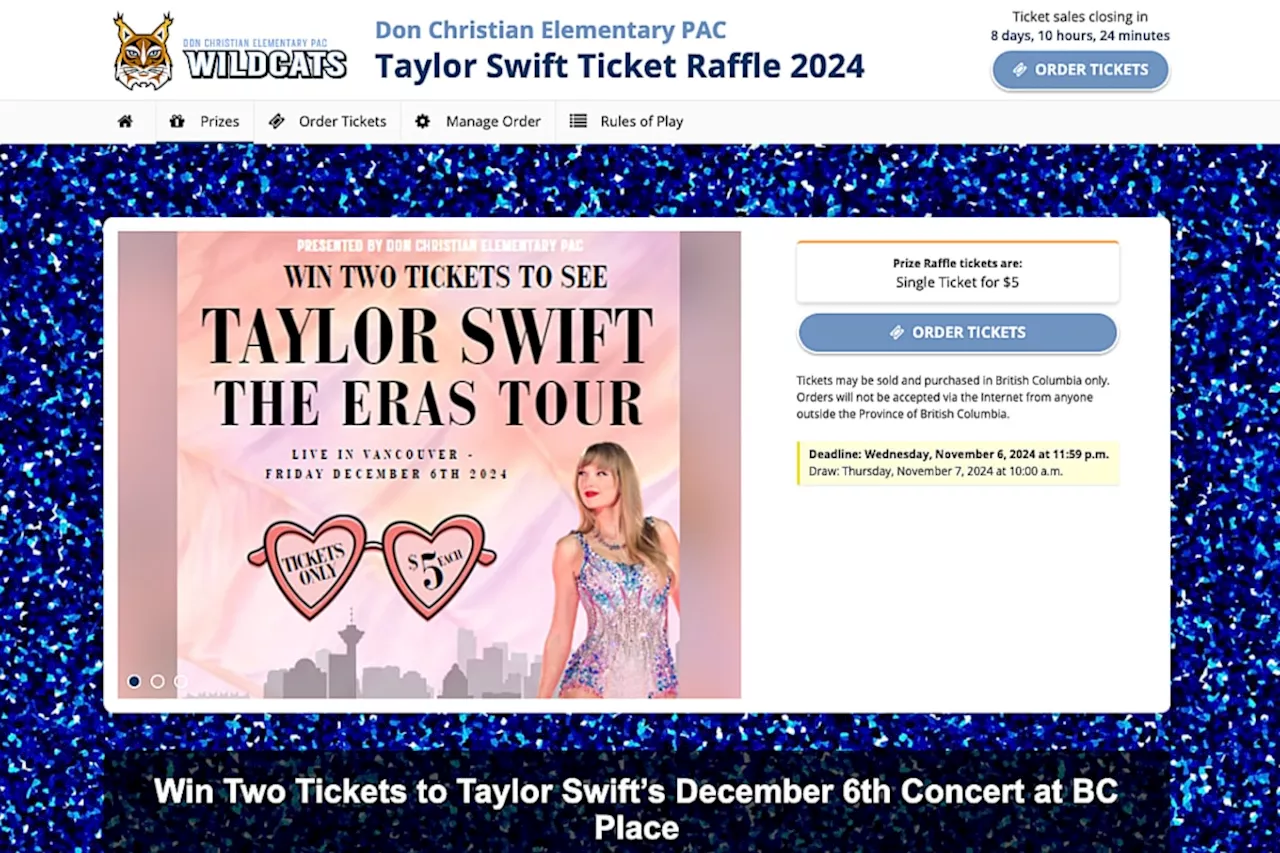 Just $5 can get you Taylor Swift Vancouver tickets, here's how