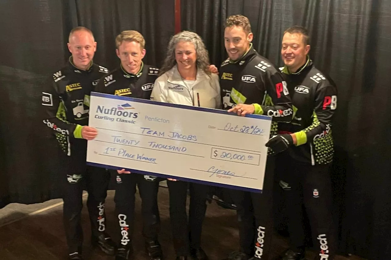 Team Jacobs crowned champions at Nufloors Penticton Curling Classic