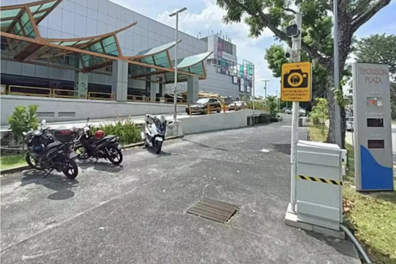 Delivery riders making quick dash into Thomson Plaza risk fines