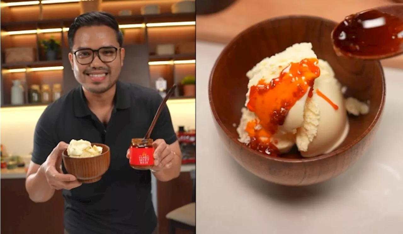 Khairul Aming Cuba Makan Aiskrim Vanila Dengan Sambal Nyet, Sedap Ke?