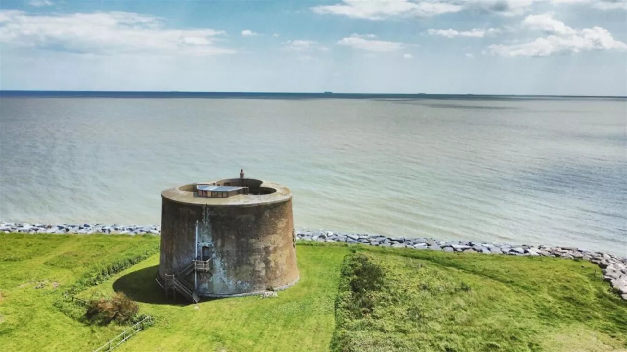 Gun tower with cannons, WW2 engine room & stunning 360 degree seaside views goes on the market