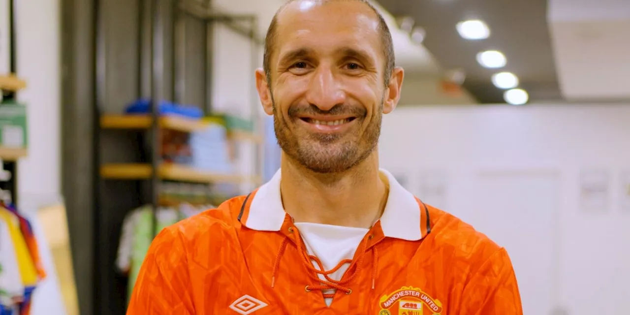 Chiellini in maglia United: spunta il video della cena con le leggende