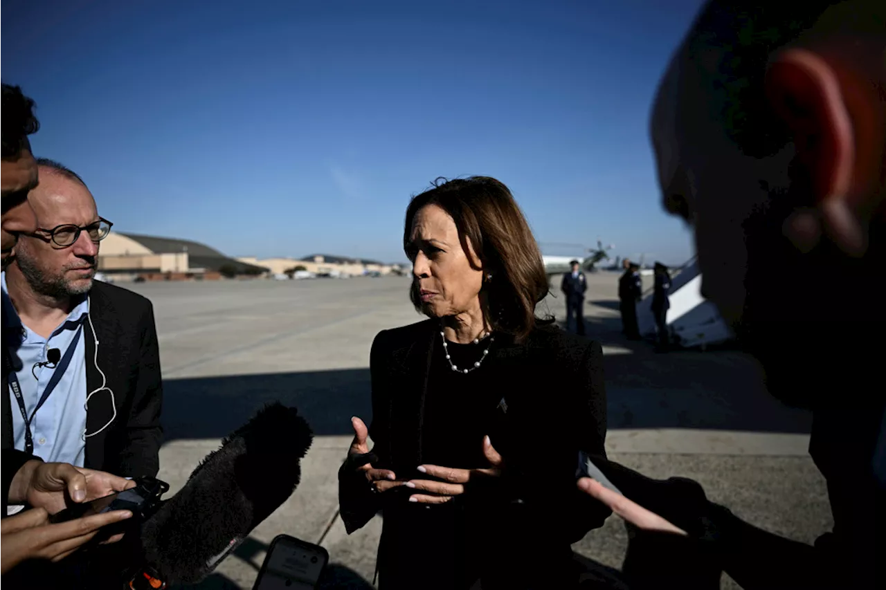 Kamala Harris se distancia de los polémicos dichos de Biden sobre los seguidores de Trump