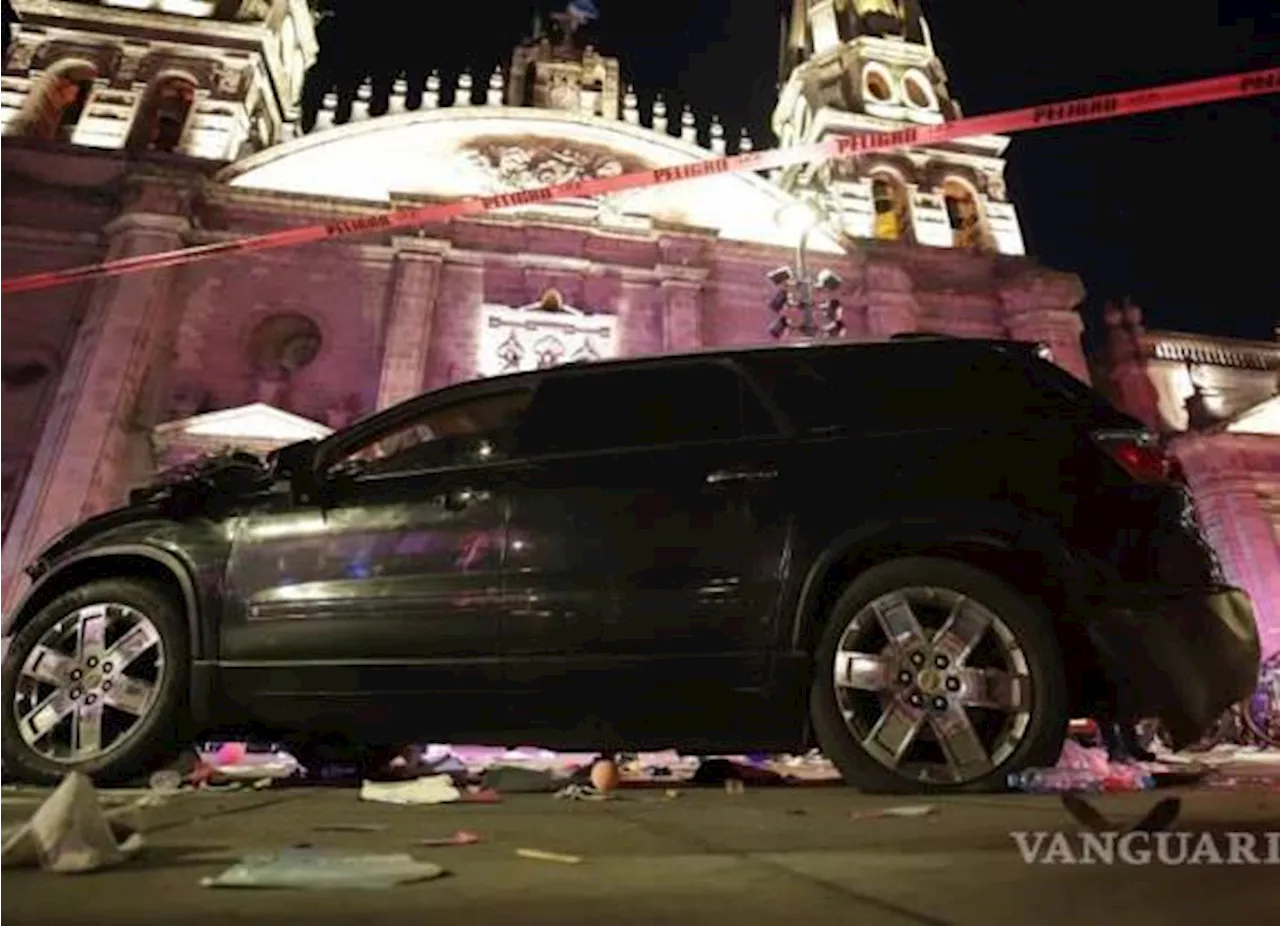 Jalisco: Imputan delitos a sujeto responsable de atropello masivo en la Catedral de Guadalajara