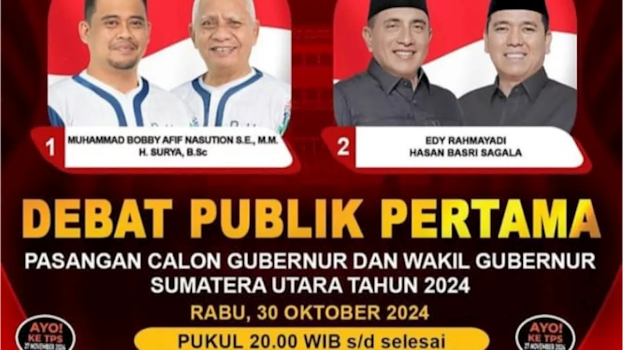 Debat Panas Pilgub Sumut, Potensi Diwarnai Saling Sindir dan Memojokkan